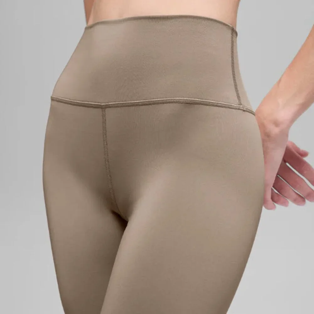 ALO Yoga Olive Green High-Waist Leggings & Bralette Set